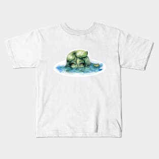 Frog Girl Kids T-Shirt
